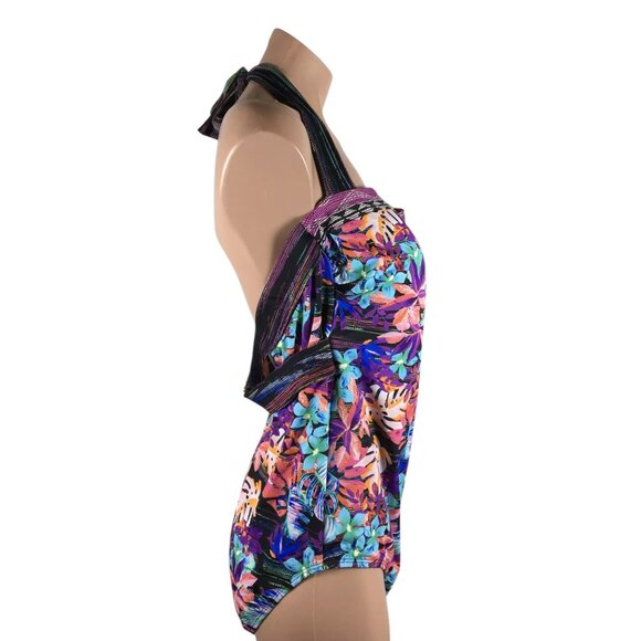 Size 16 Swimsuits For All One Piece Swimsuit Underwire Support Slimming Tummy - Picture 3 of 12